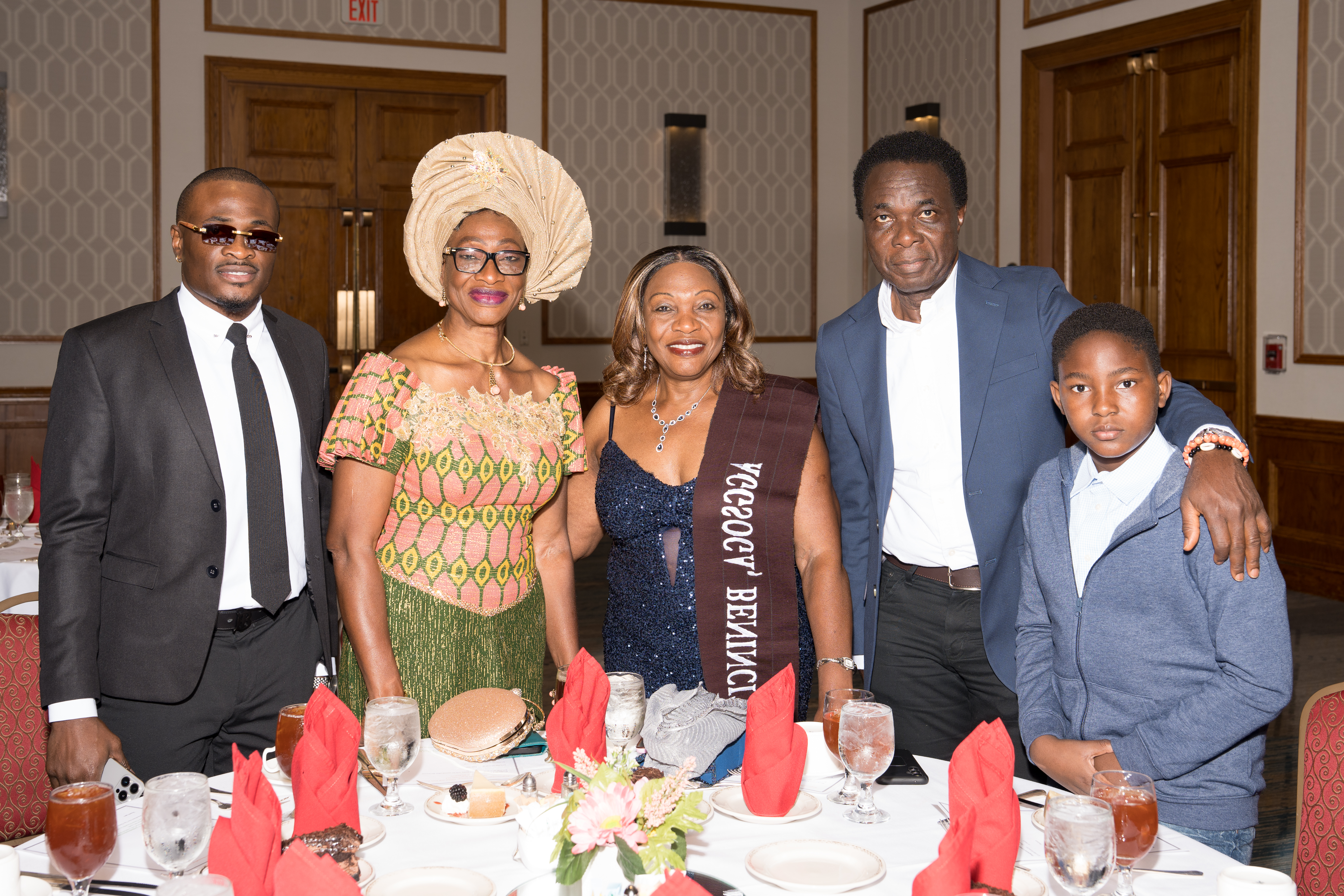 Corporate and nonprofit gala event photography with guests at a Houston banquet